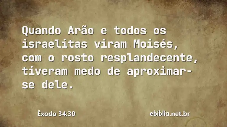 Êxodo 34:30