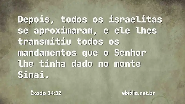 Êxodo 34:32