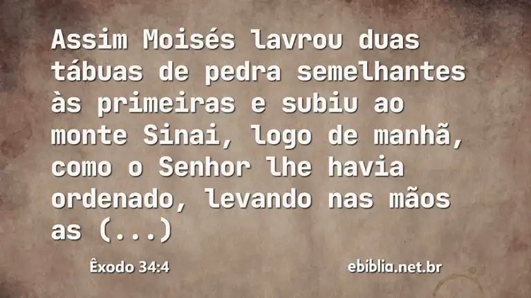 Êxodo 34:4