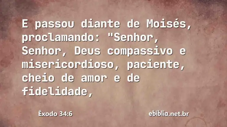 Êxodo 34:6