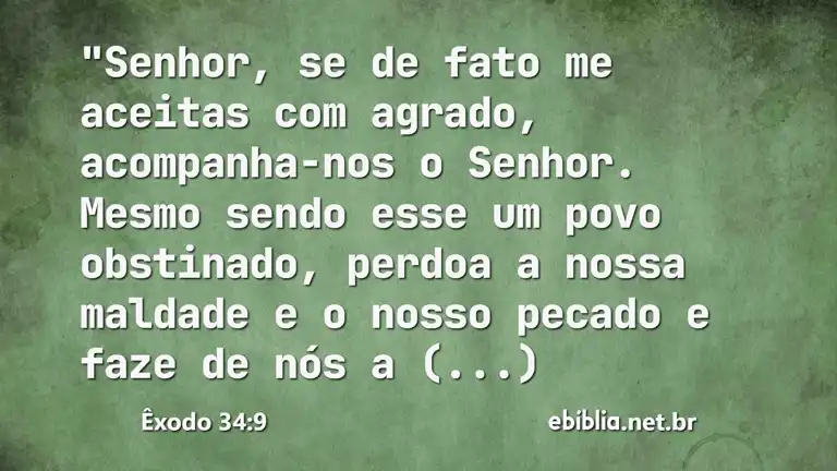 Êxodo 34:9