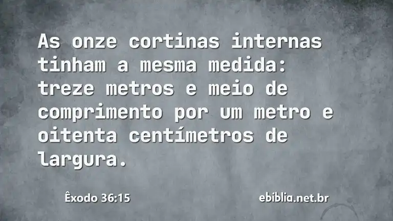 Êxodo 36:15