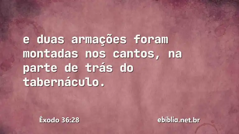 Êxodo 36:28