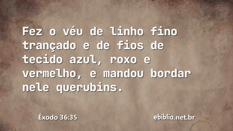 Êxodo 36:35