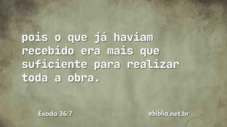 Êxodo 36:7