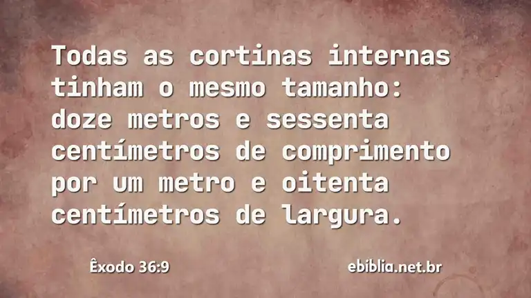 Êxodo 36:9