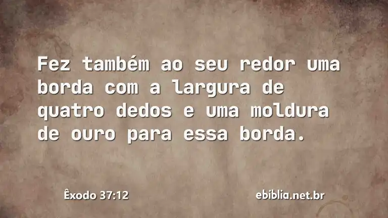 Êxodo 37:12