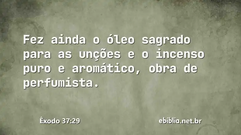 Êxodo 37:29