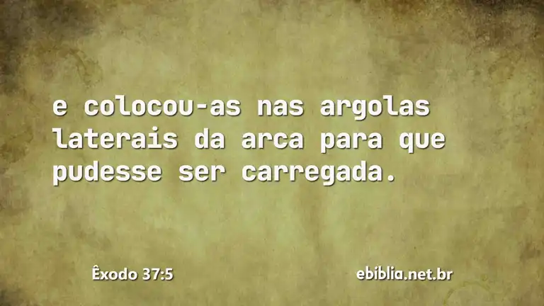 Êxodo 37:5