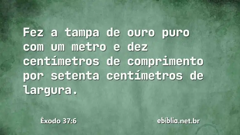 Êxodo 37:6