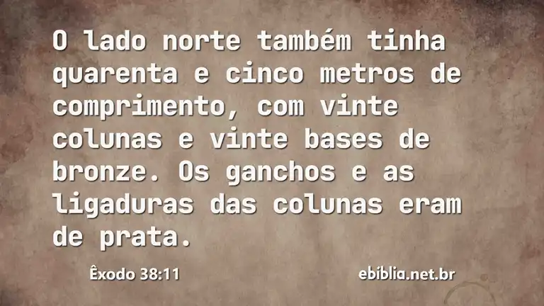 Êxodo 38:11