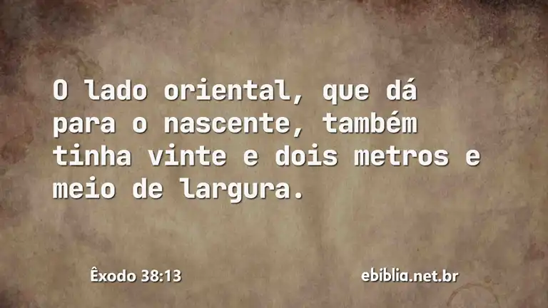 Êxodo 38:13