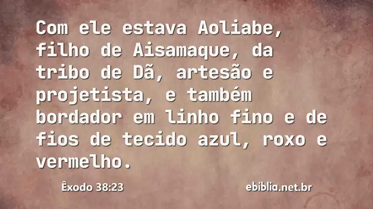 Êxodo 38:23