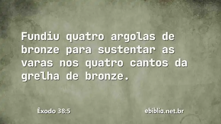 Êxodo 38:5