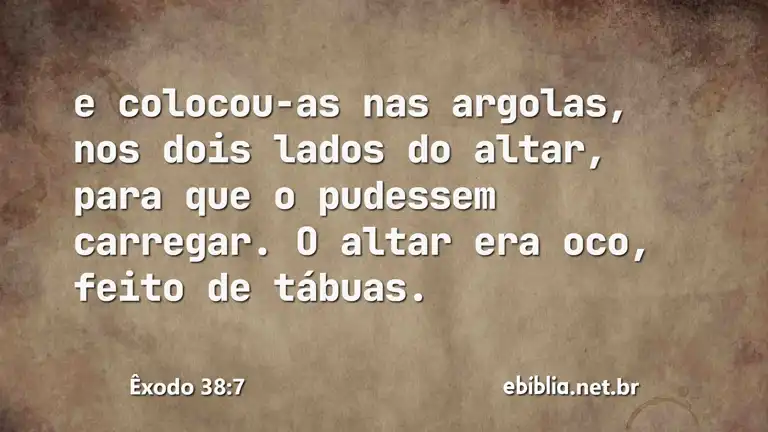 Êxodo 38:7