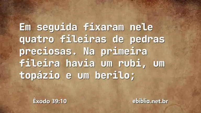 Êxodo 39:10