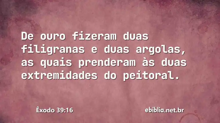 Êxodo 39:16