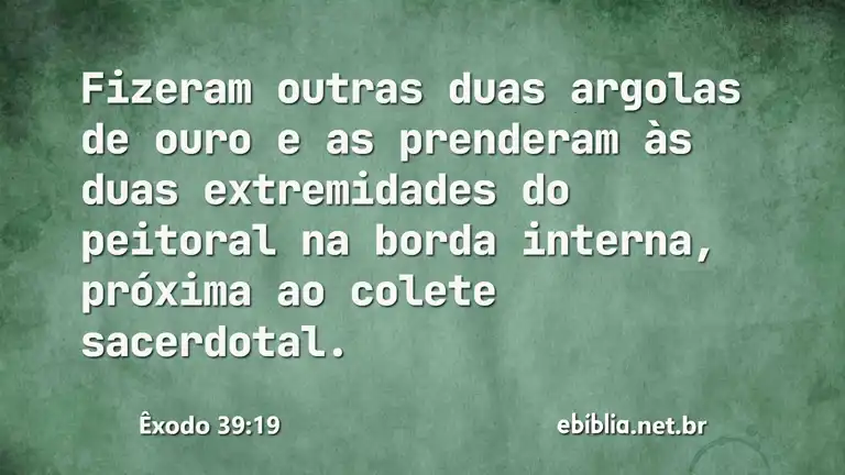 Êxodo 39:19