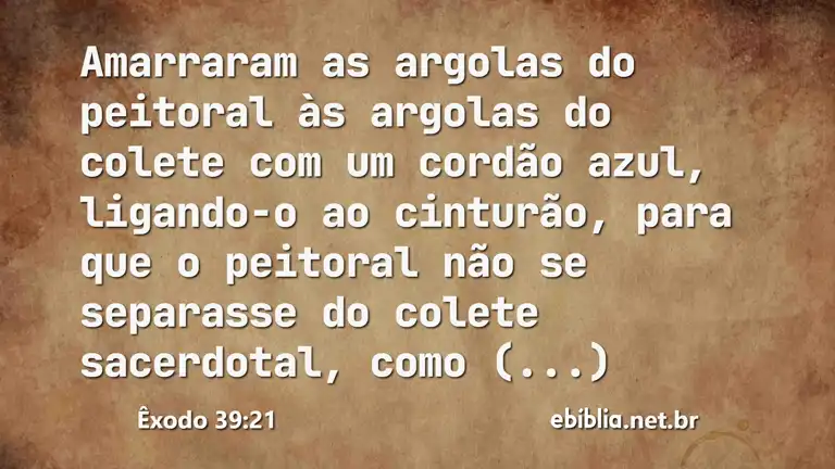 Êxodo 39:21