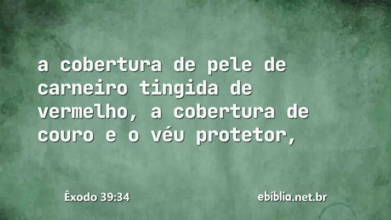 Êxodo 39:34