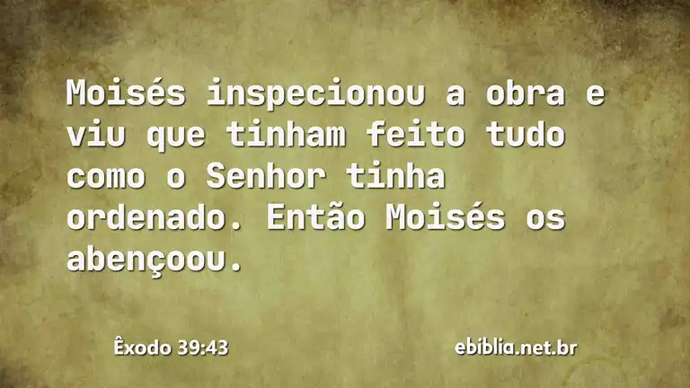 Êxodo 39:43