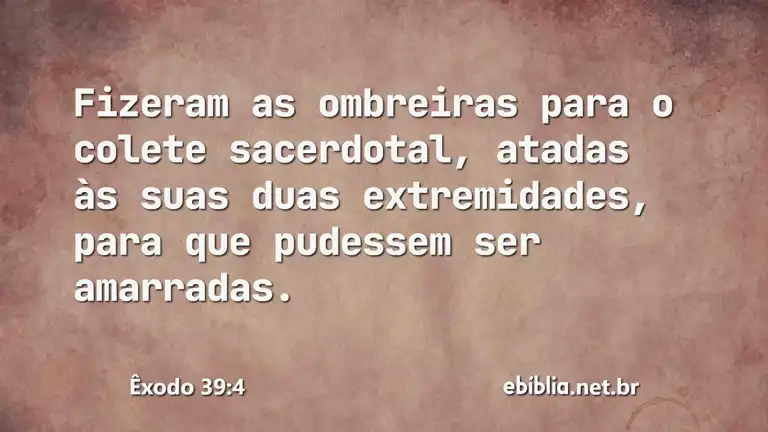 Êxodo 39:4