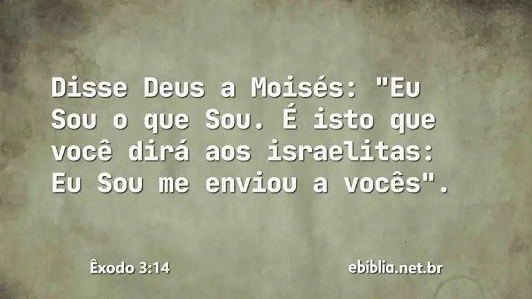 Êxodo 3:14