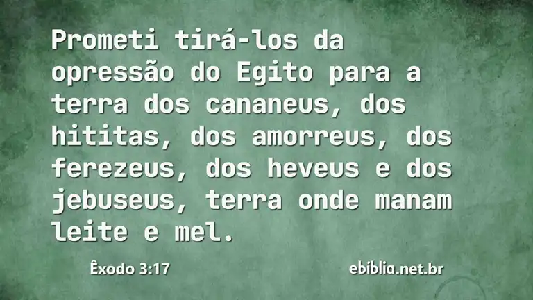 Êxodo 3:17