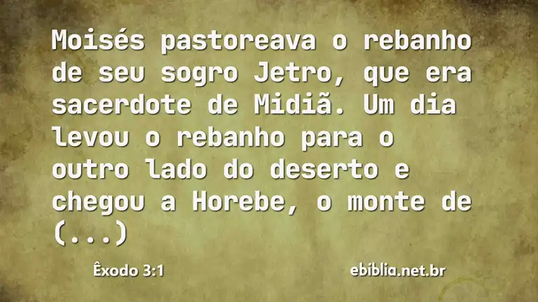 Êxodo 3:1