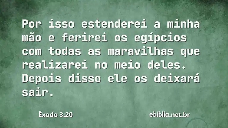 Êxodo 3:20