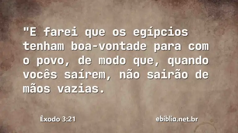 Êxodo 3:21