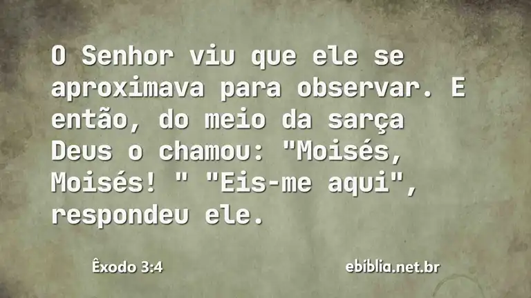 Êxodo 3:4