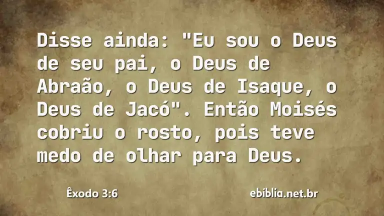 Êxodo 3:6