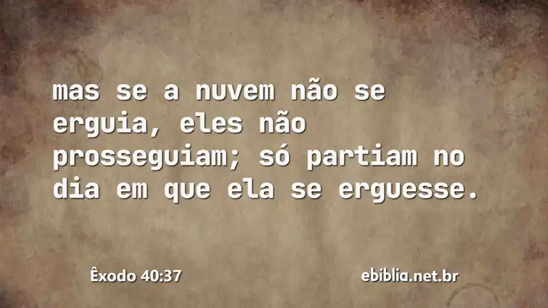 Êxodo 40:37