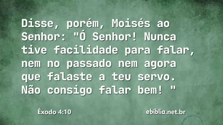 Êxodo 4:10