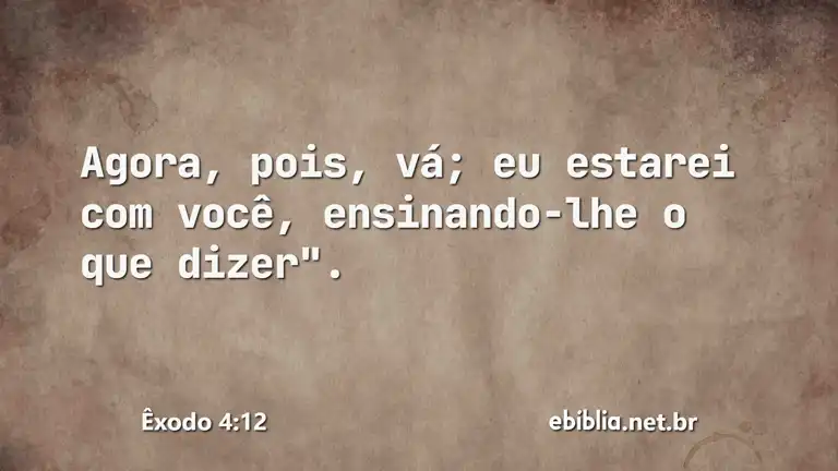 Êxodo 4:12