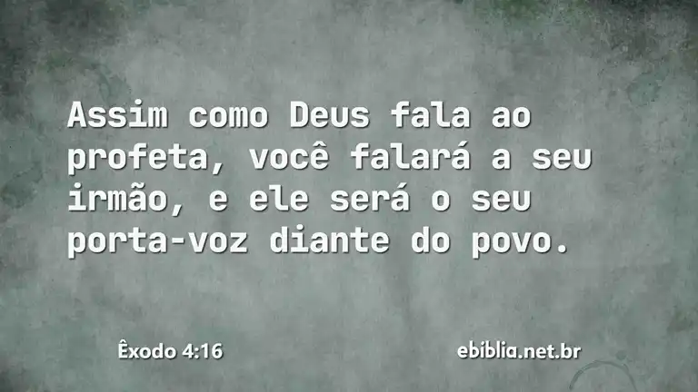 Êxodo 4:16