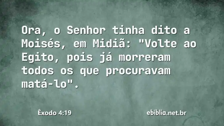 Êxodo 4:19