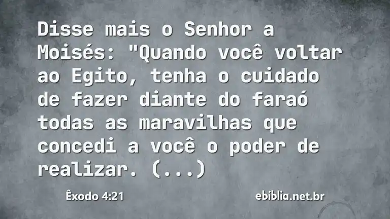 Êxodo 4:21