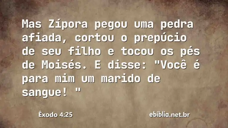 Êxodo 4:25