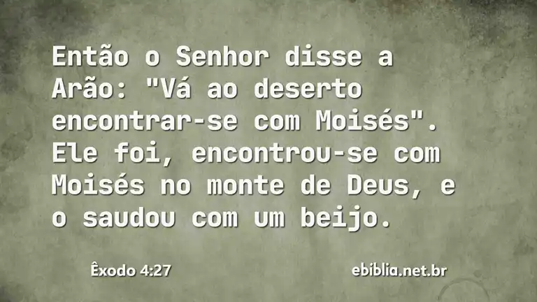 Êxodo 4:27