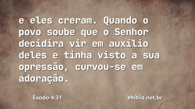 Êxodo 4:31