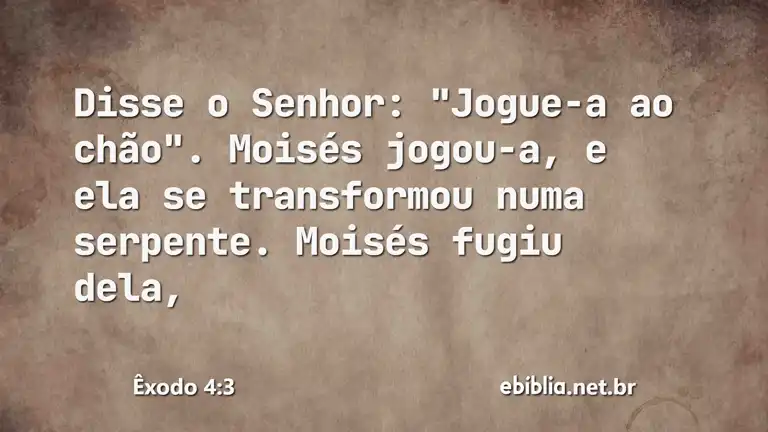 Êxodo 4:3