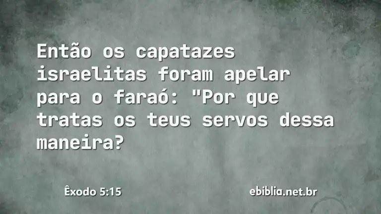 Êxodo 5:15