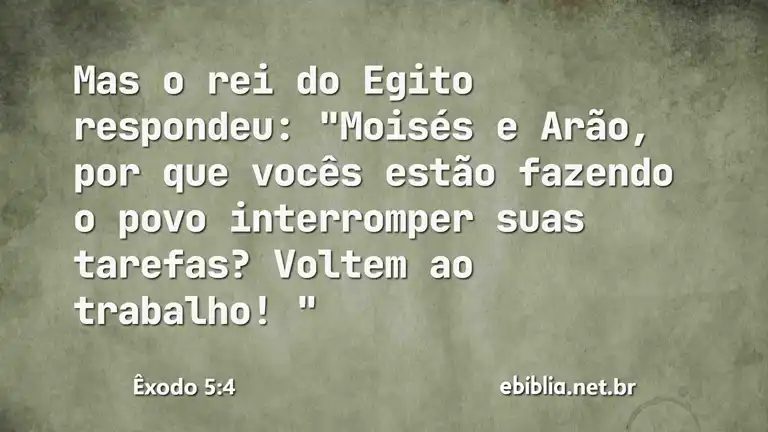 Êxodo 5:4