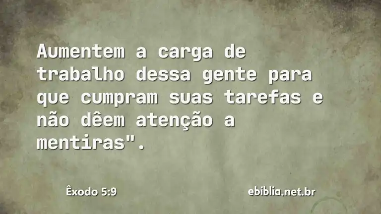 Êxodo 5:9