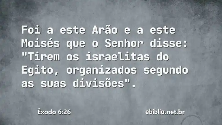 Êxodo 6:26