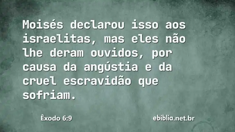 Êxodo 6:9