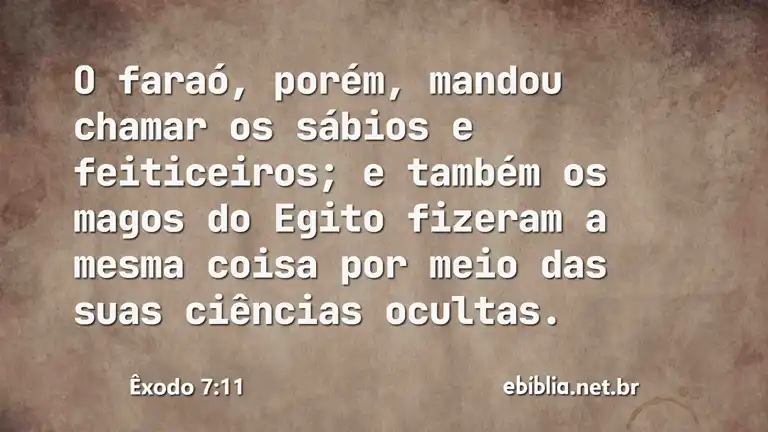 Êxodo 7:11