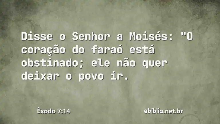 Êxodo 7:14